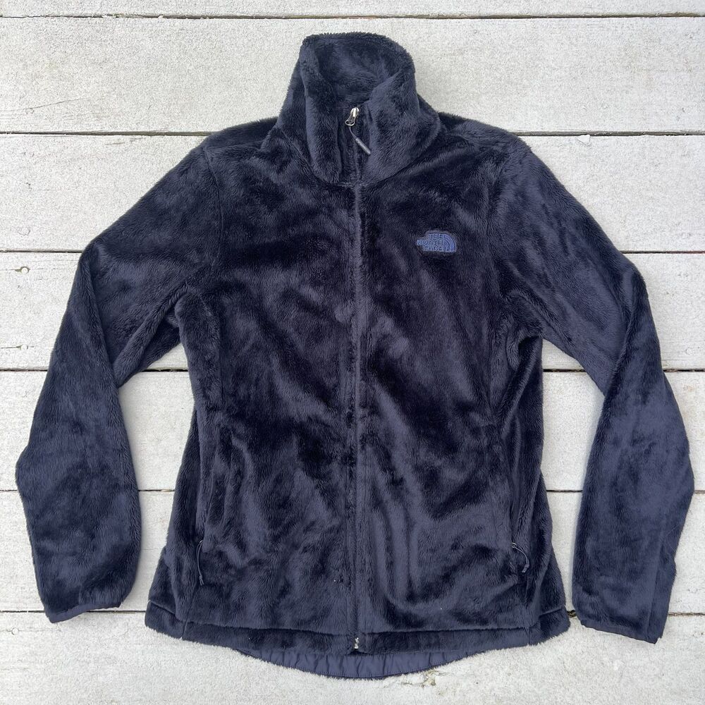 The North Face Osito Fleece Jacket Black Zip Up Woman's-Size M